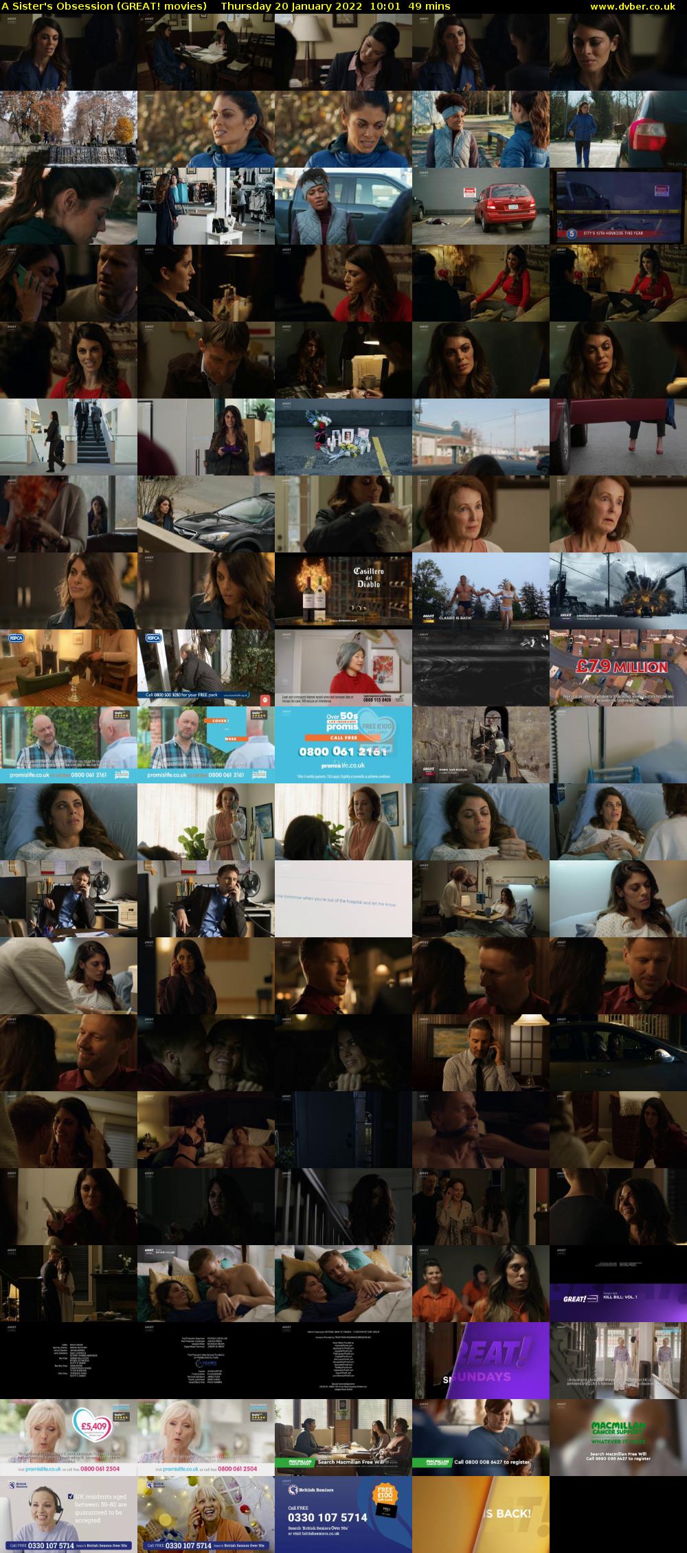 A Sister's Obsession (GREAT! movies) Thursday 20 January 2022 10:01 - 10:50