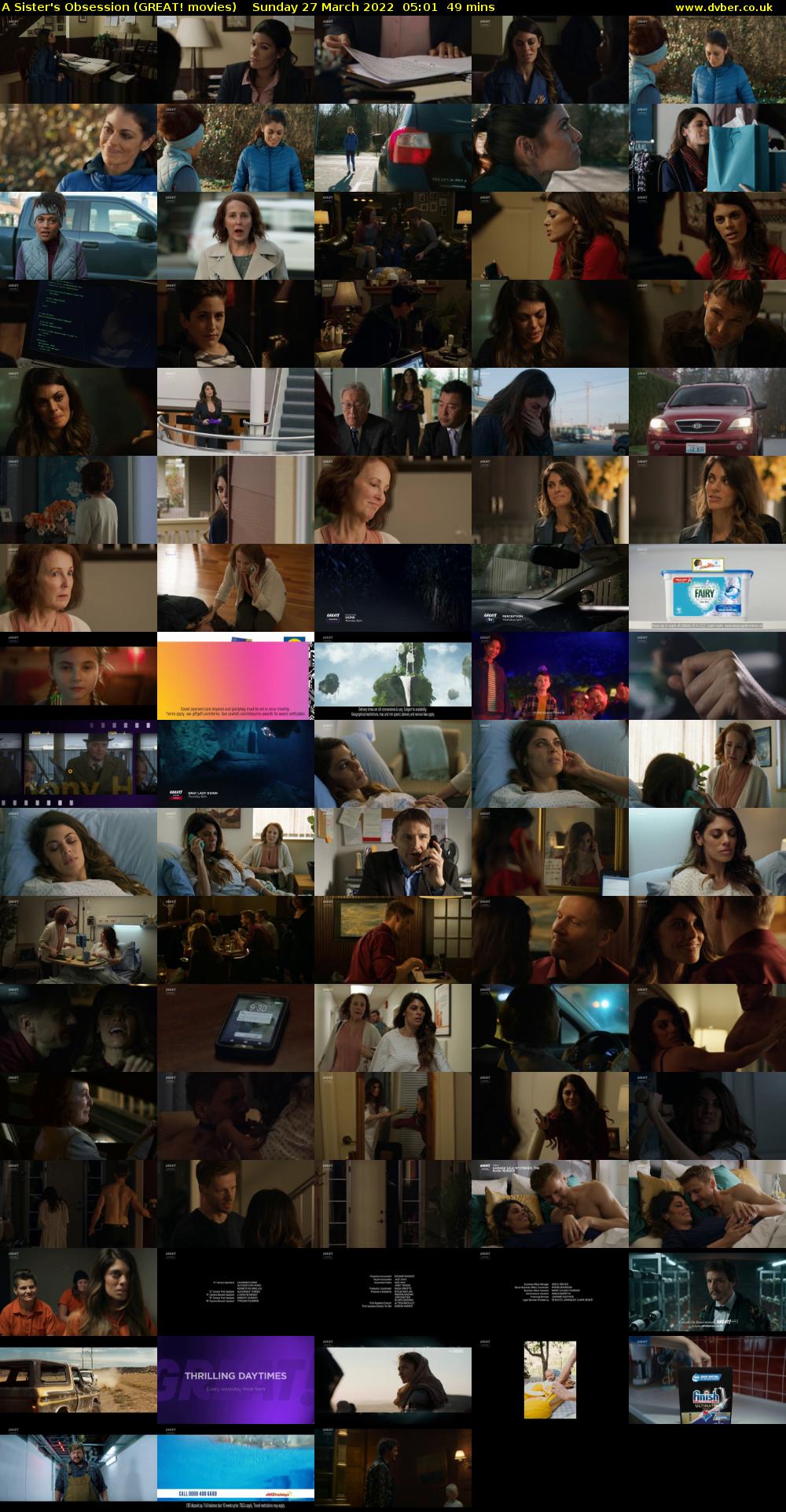 A Sister's Obsession (GREAT! movies) Sunday 27 March 2022 05:01 - 05:50