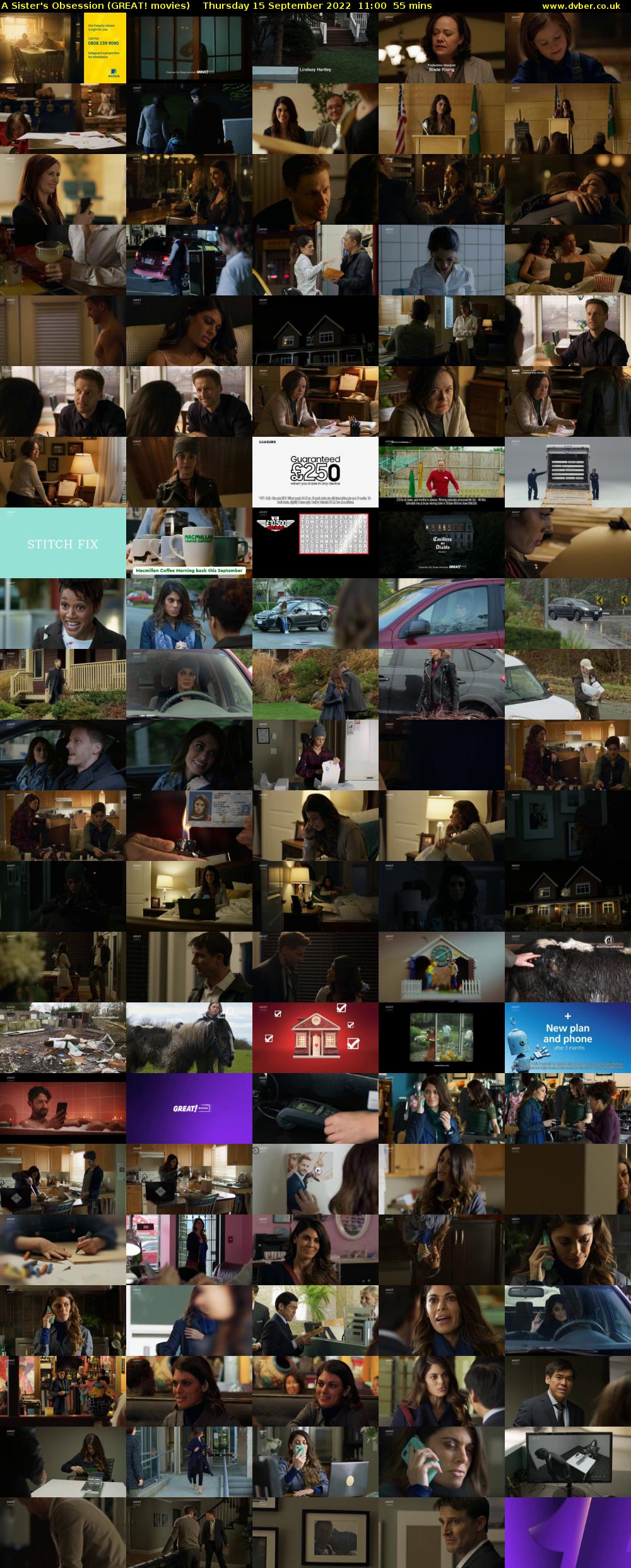 A Sister's Obsession (GREAT! movies) Thursday 15 September 2022 11:00 - 11:55