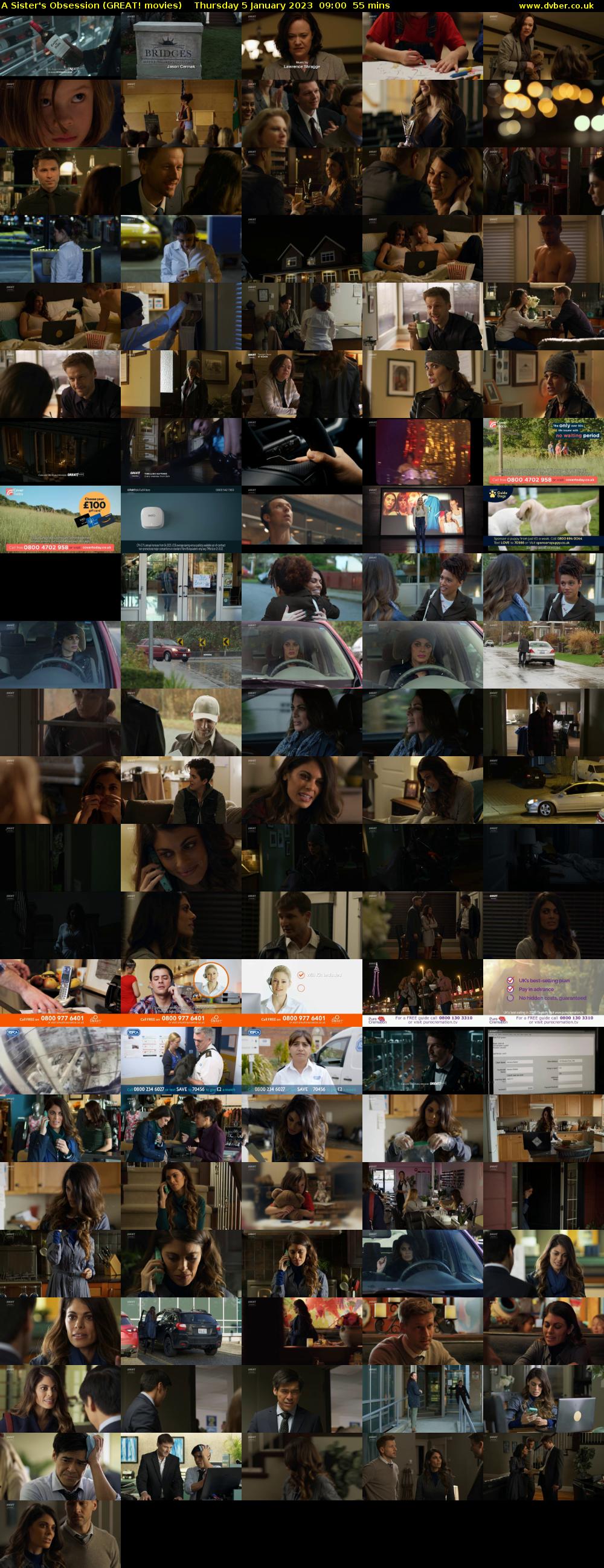 A Sister's Obsession (GREAT! movies) Thursday 5 January 2023 09:00 - 09:55