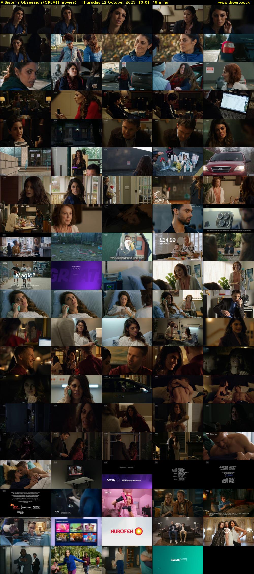 A Sister's Obsession (GREAT! movies) Thursday 12 October 2023 10:01 - 10:50