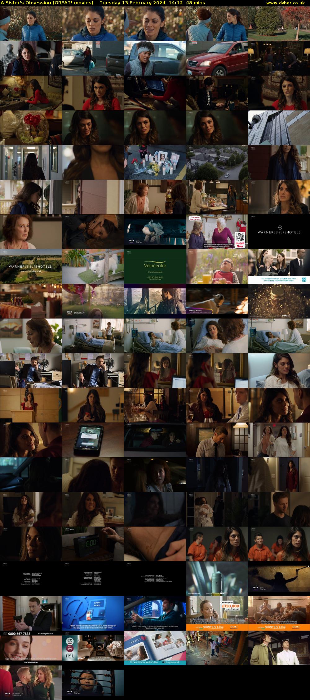A Sister's Obsession (GREAT! movies) Tuesday 13 February 2024 14:12 - 15:00