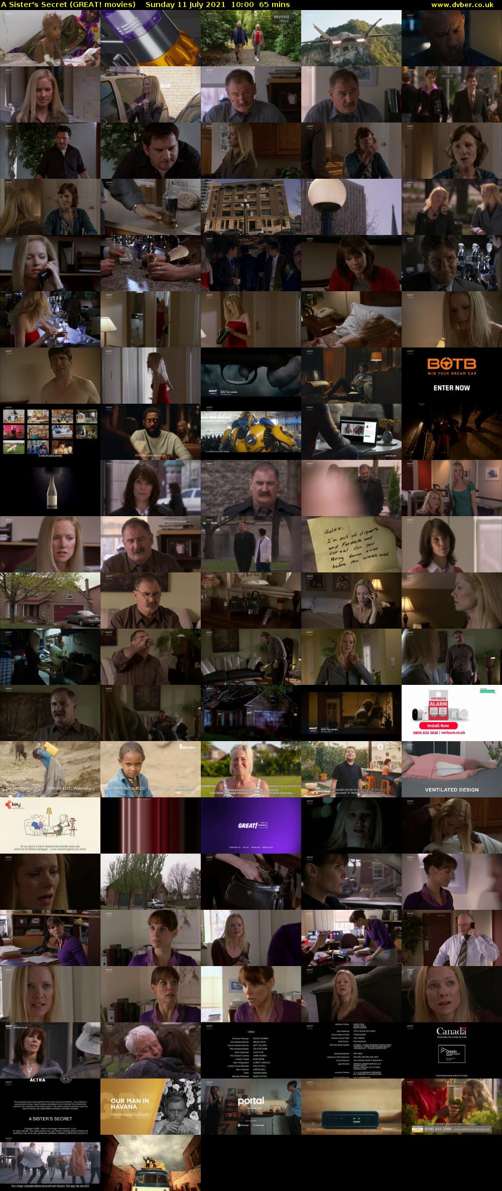 A Sister's Secret (GREAT! movies) Sunday 11 July 2021 10:00 - 11:05