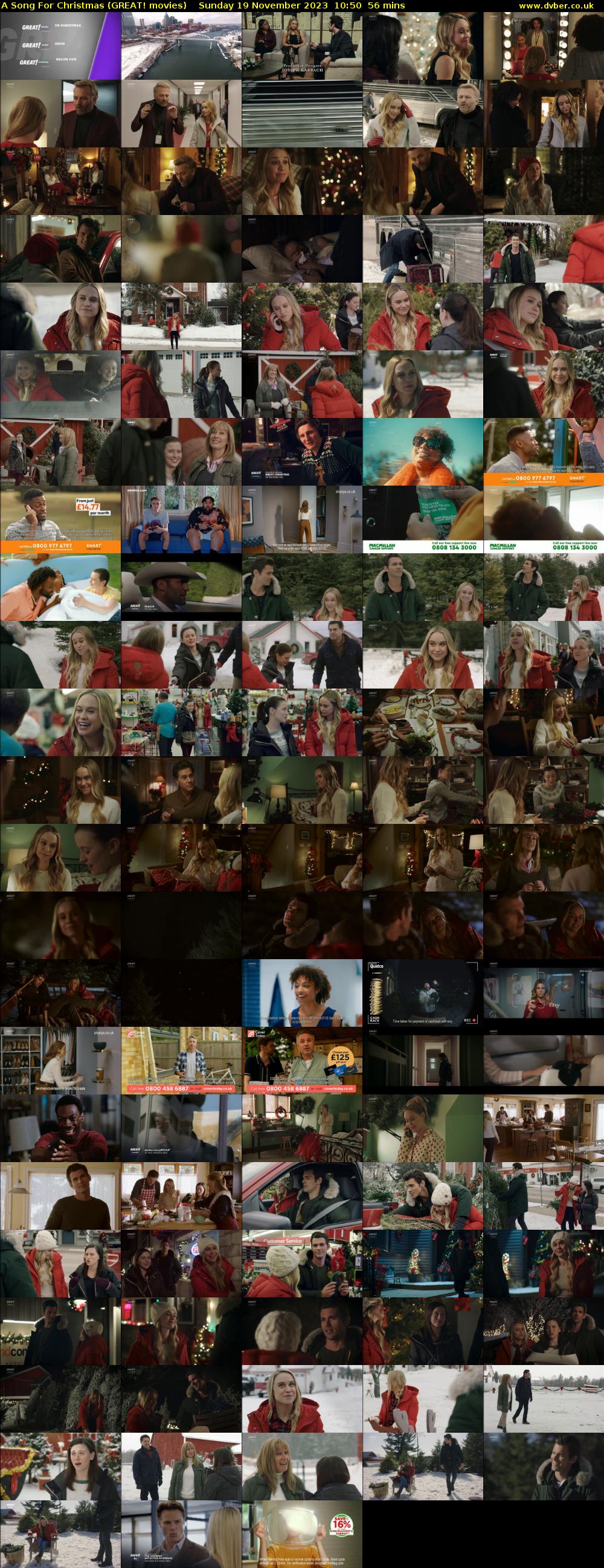 A Song For Christmas (GREAT! movies) Sunday 19 November 2023 10:50 - 11:46