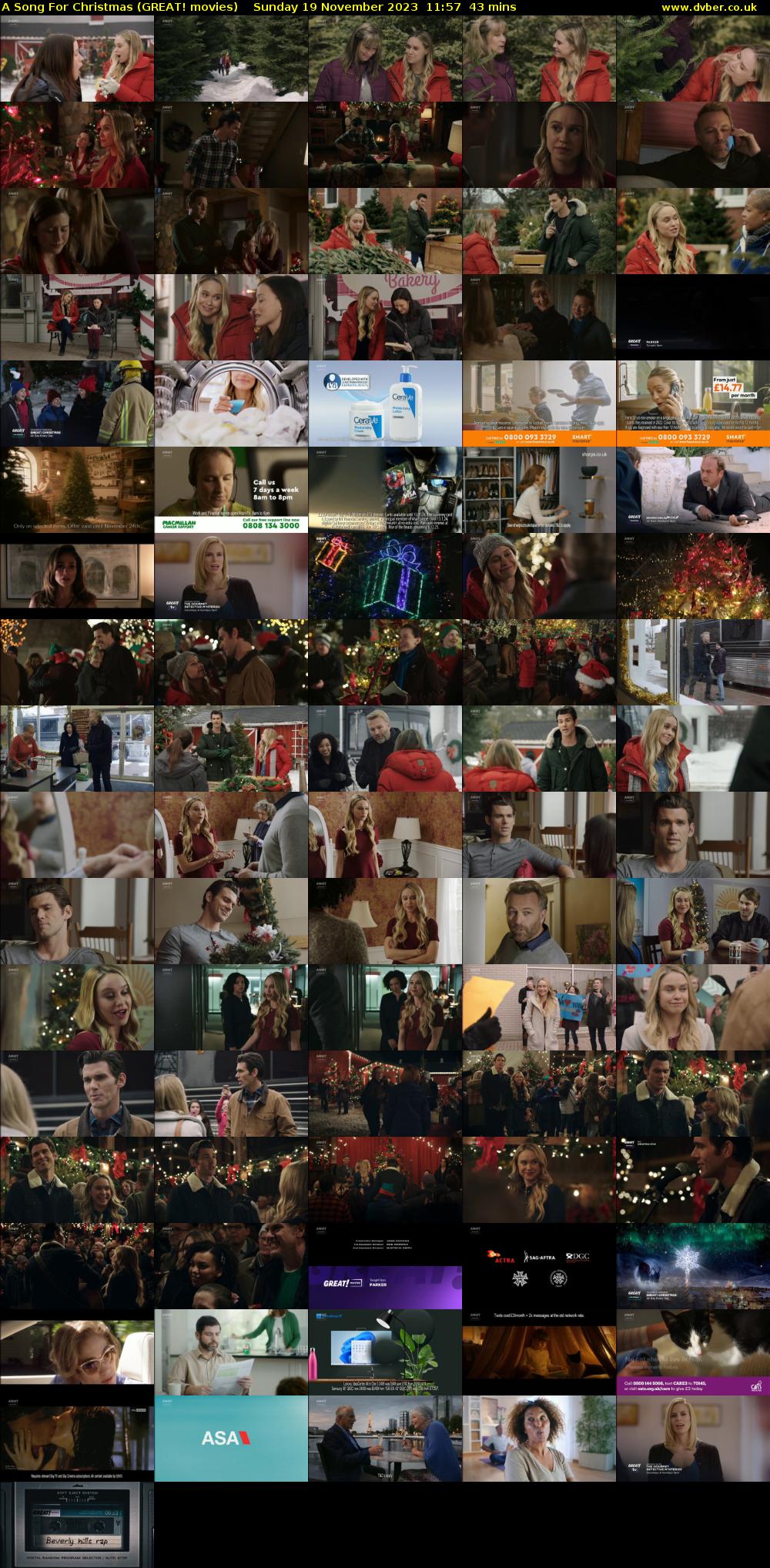 A Song For Christmas (GREAT! movies) Sunday 19 November 2023 11:57 - 12:40