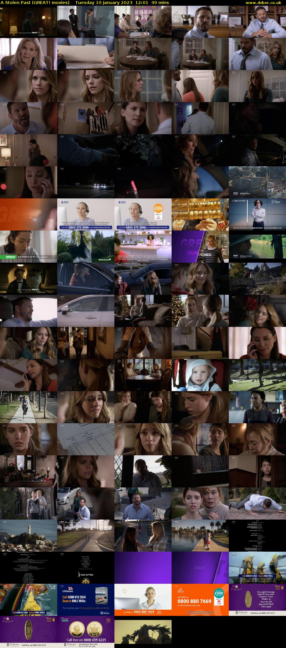 A Stolen Past (GREAT! movies) Tuesday 10 January 2023 12:01 - 12:50