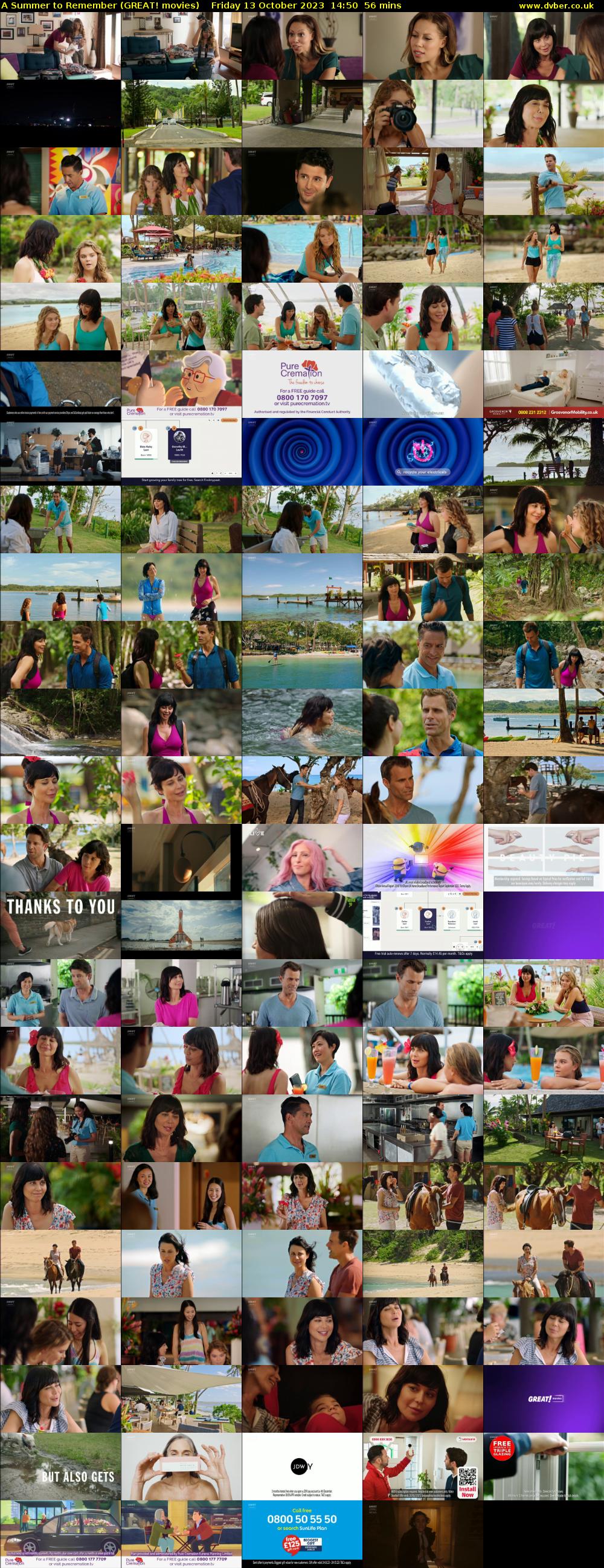 A Summer to Remember (GREAT! movies) Friday 13 October 2023 14:50 - 15:46