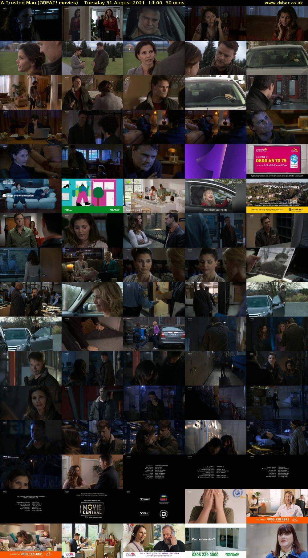 A Trusted Man (GREAT! movies) Tuesday 31 August 2021 14:00 - 14:50