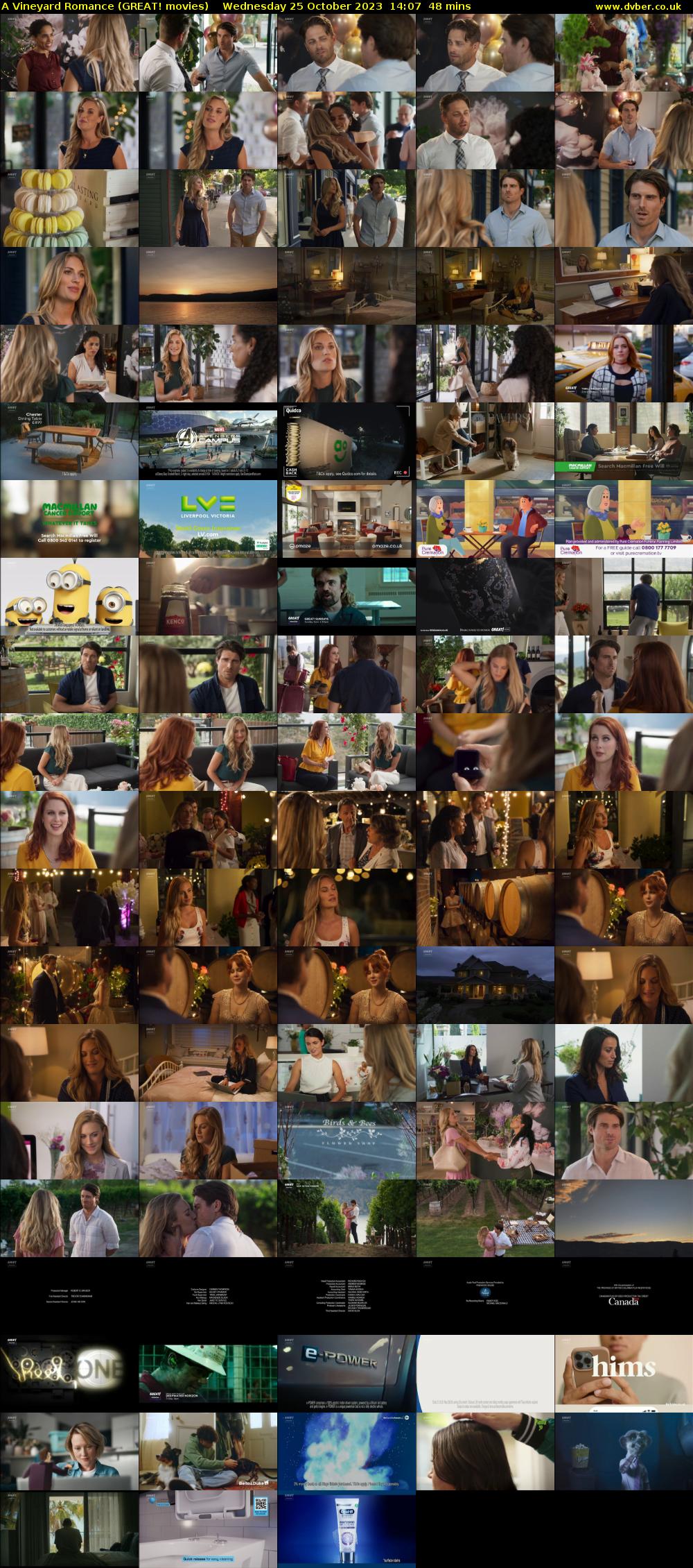 A Vineyard Romance (GREAT! movies) Wednesday 25 October 2023 14:07 - 14:55