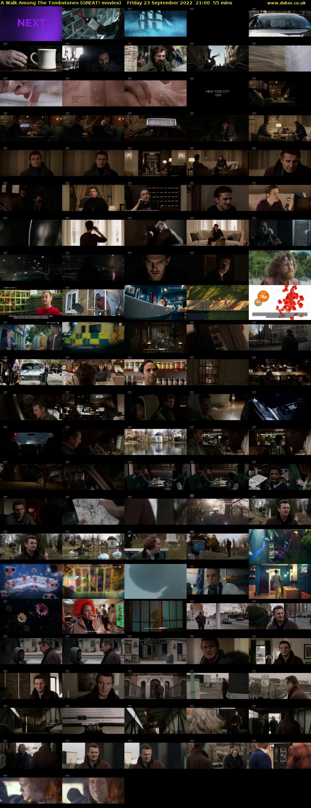 A Walk Among The Tombstones (GREAT! movies) Friday 23 September 2022 21:00 - 21:55