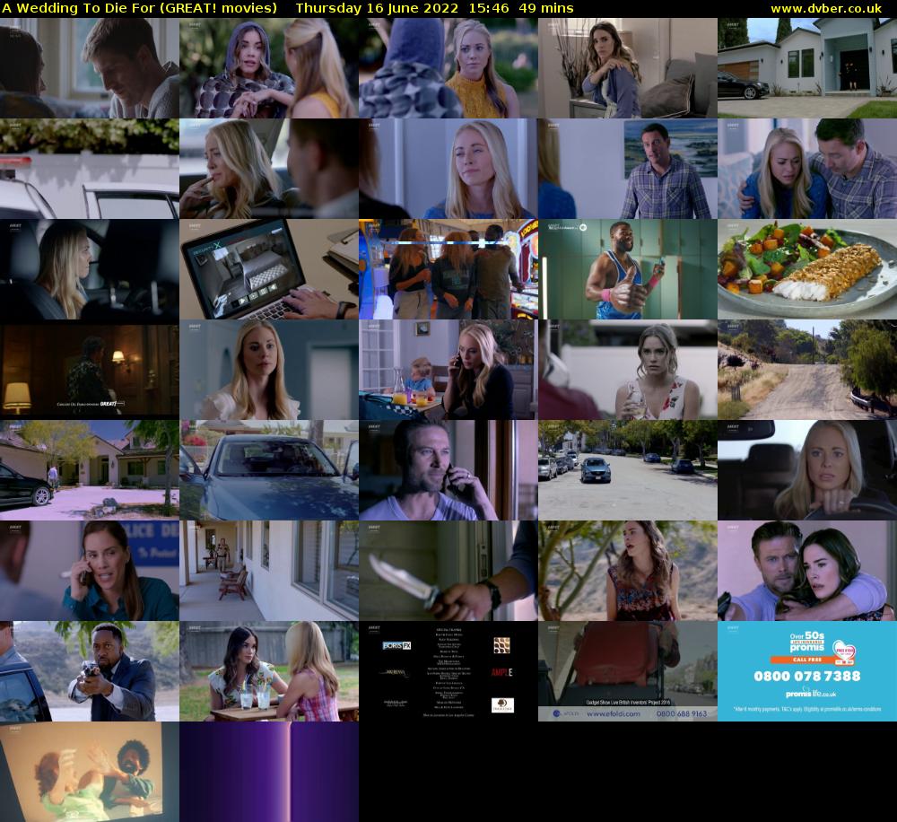 A Wedding To Die For (GREAT! movies) Thursday 16 June 2022 15:46 - 16:35