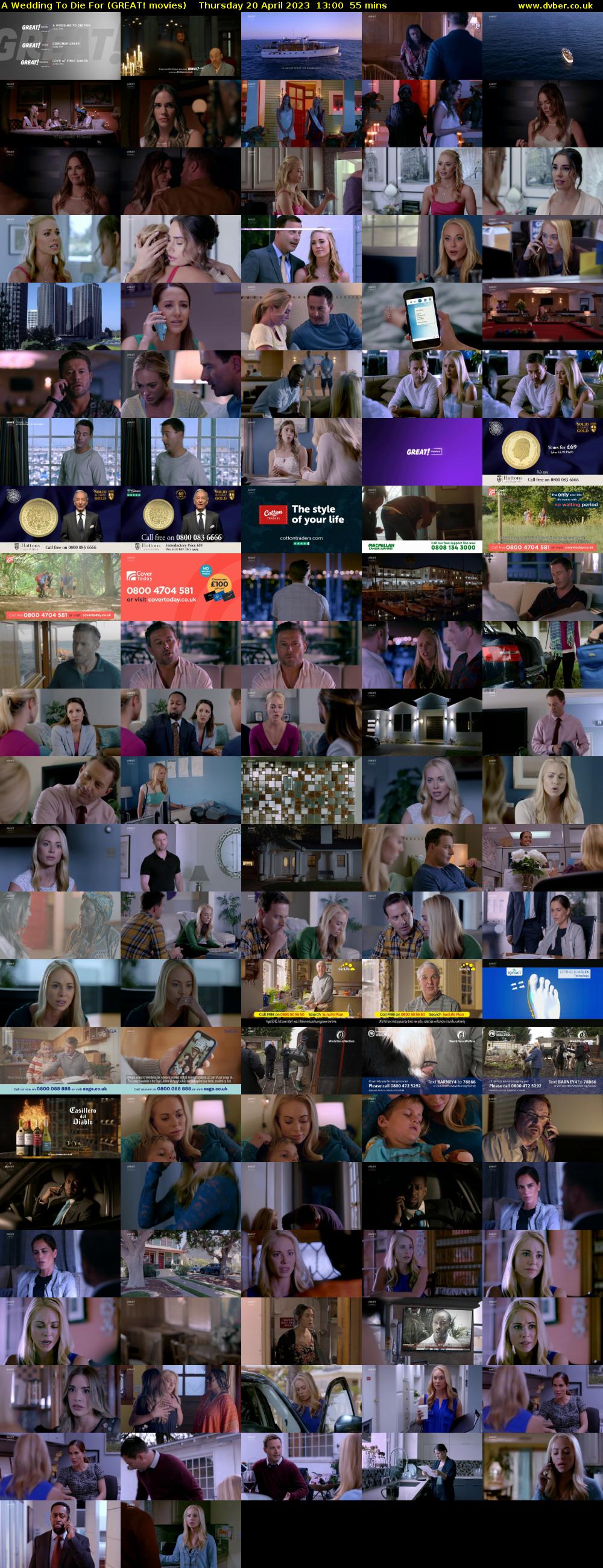 A Wedding To Die For (GREAT! movies) Thursday 20 April 2023 13:00 - 13:55