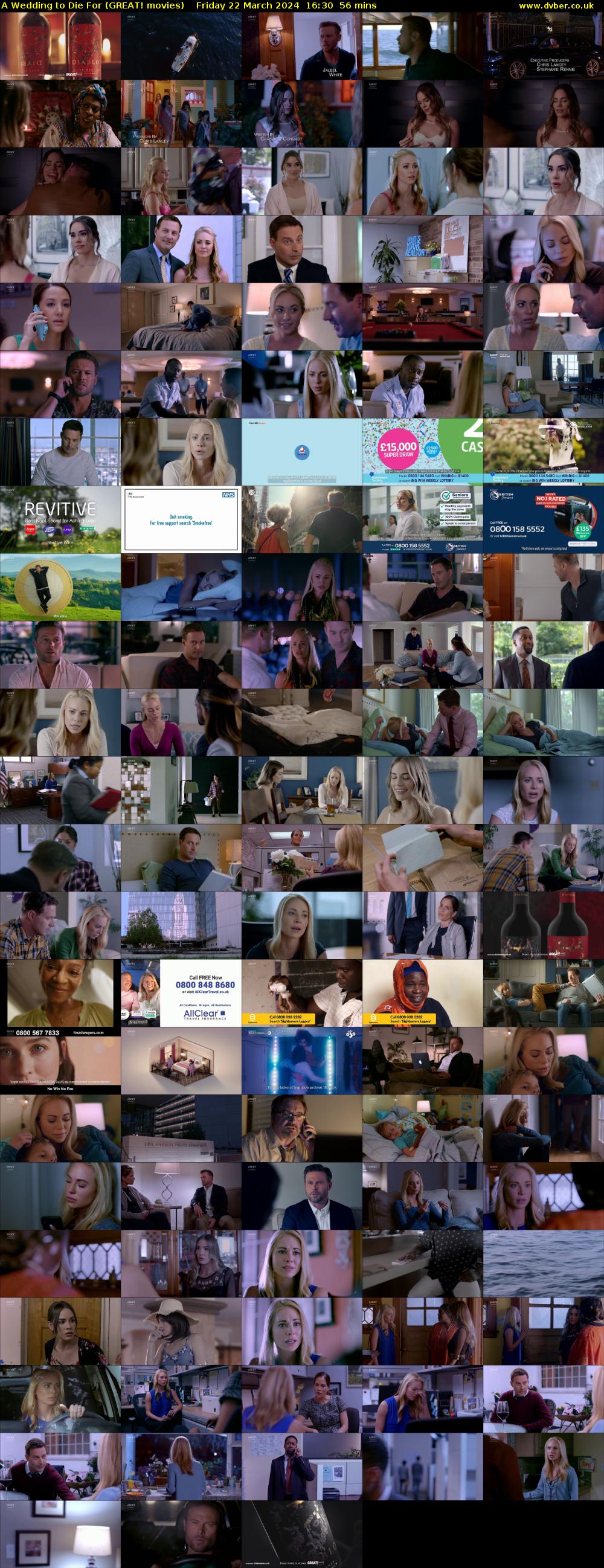 A Wedding To Die For (GREAT! movies) Friday 22 March 2024 16:30 - 17:26
