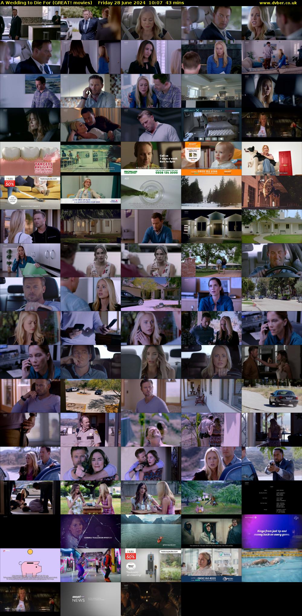 A Wedding To Die For (GREAT! movies) Friday 28 June 2024 10:07 - 10:50