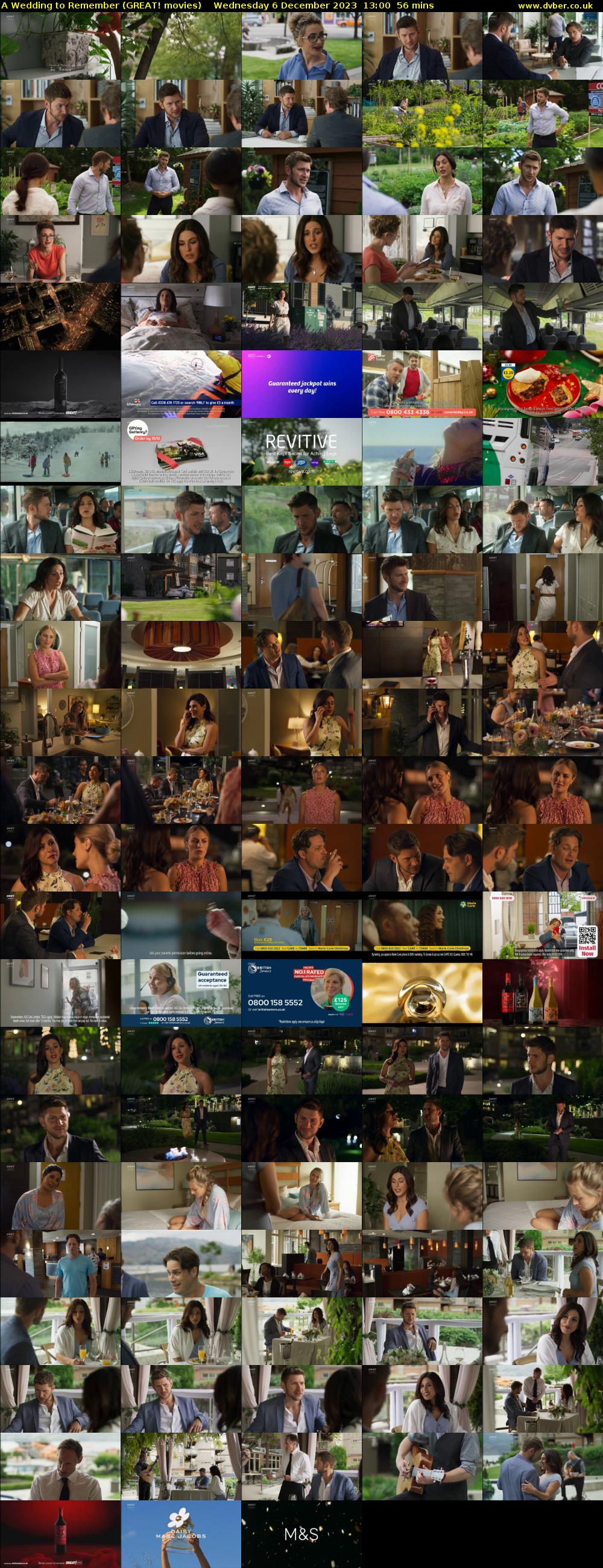 A Wedding to Remember (GREAT! movies) Wednesday 6 December 2023 13:00 - 13:56