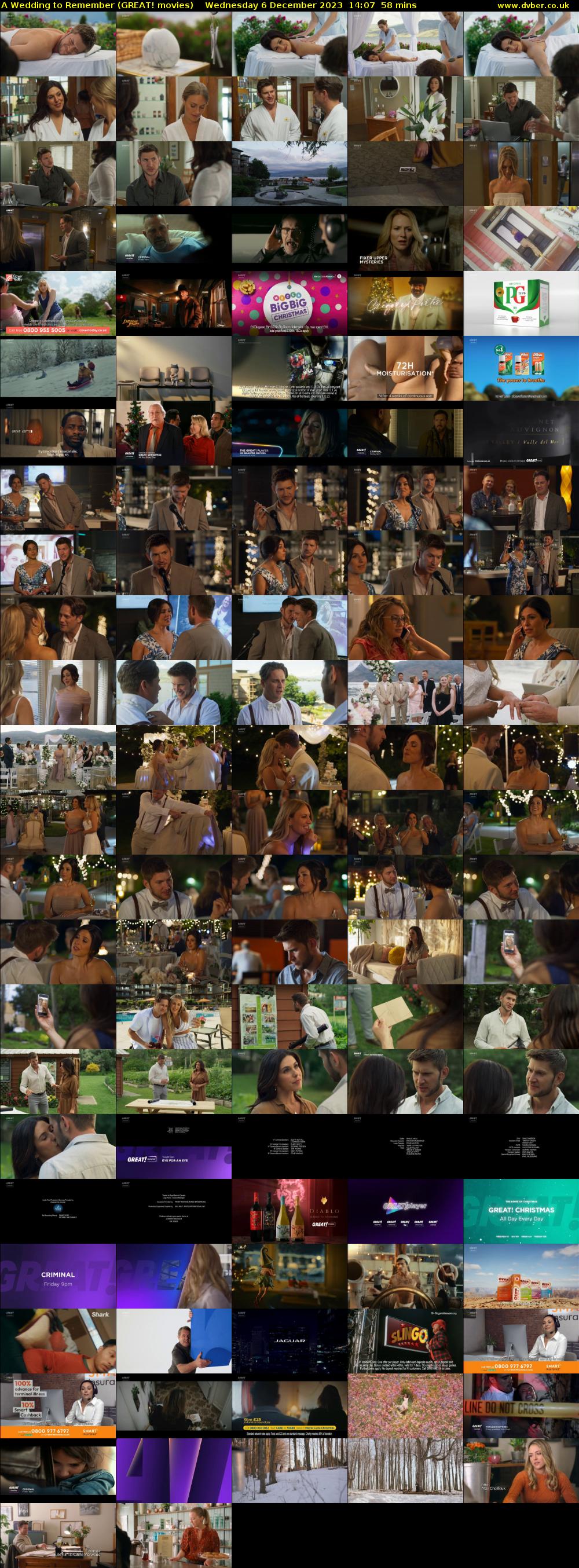 A Wedding to Remember (GREAT! movies) Wednesday 6 December 2023 14:07 - 15:05