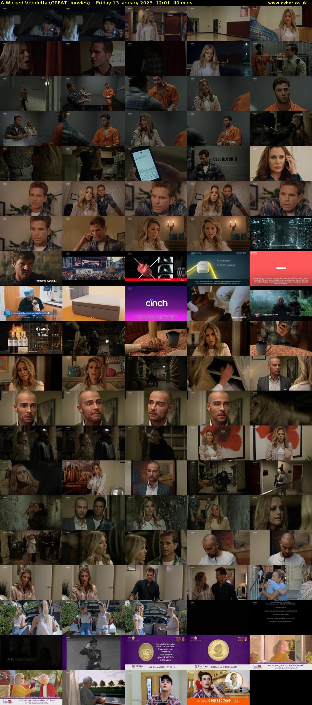 A Wicked Vendetta (GREAT! movies) Friday 13 January 2023 12:01 - 12:50
