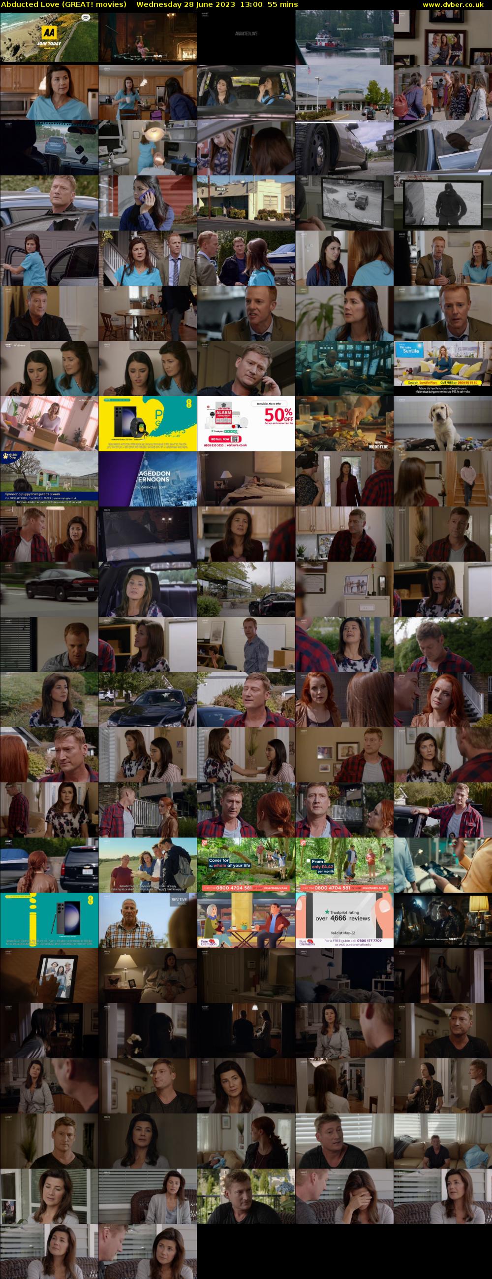 Abducted Love (GREAT! movies) Wednesday 28 June 2023 13:00 - 13:55