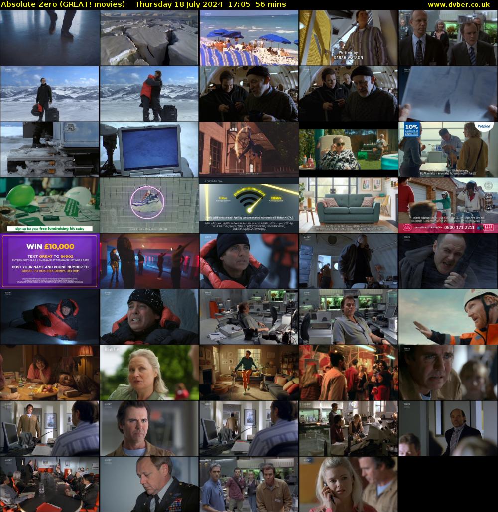 Absolute Zero (GREAT! movies) Thursday 18 July 2024 17:05 - 18:01