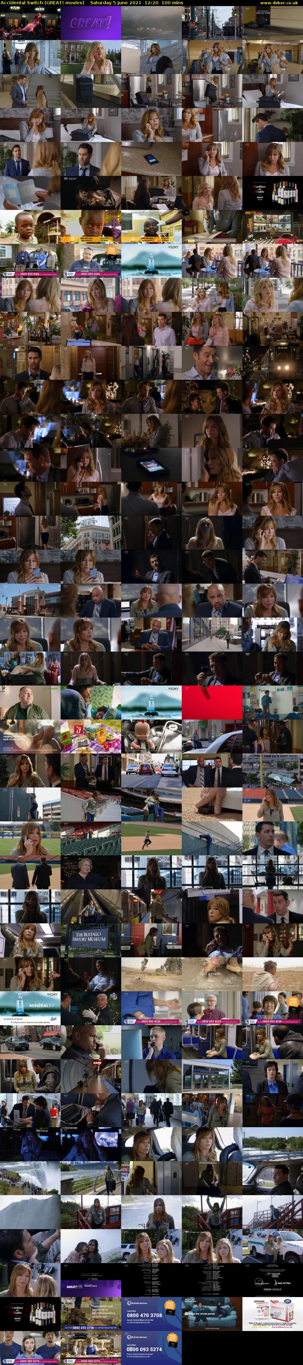 Accidental Switch (GREAT! movies) Saturday 5 June 2021 12:20 - 14:00
