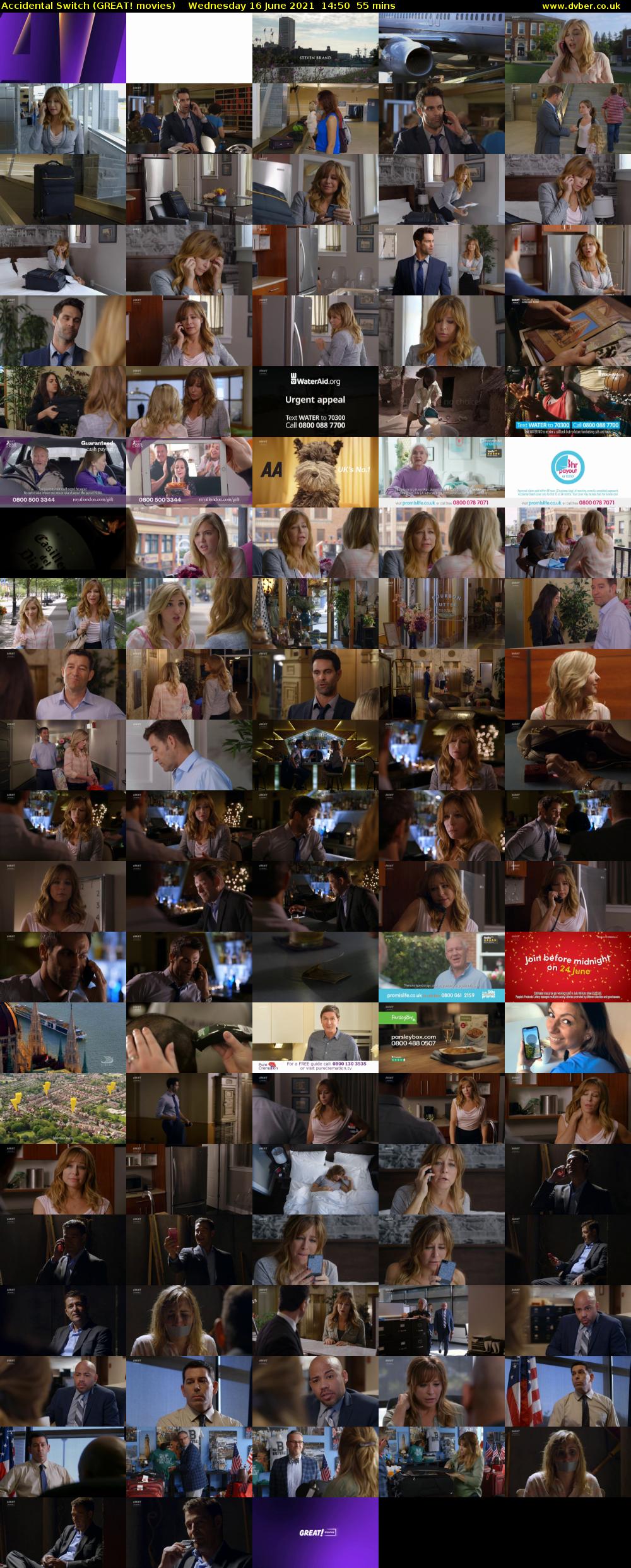 Accidental Switch (GREAT! movies) Wednesday 16 June 2021 14:50 - 15:45