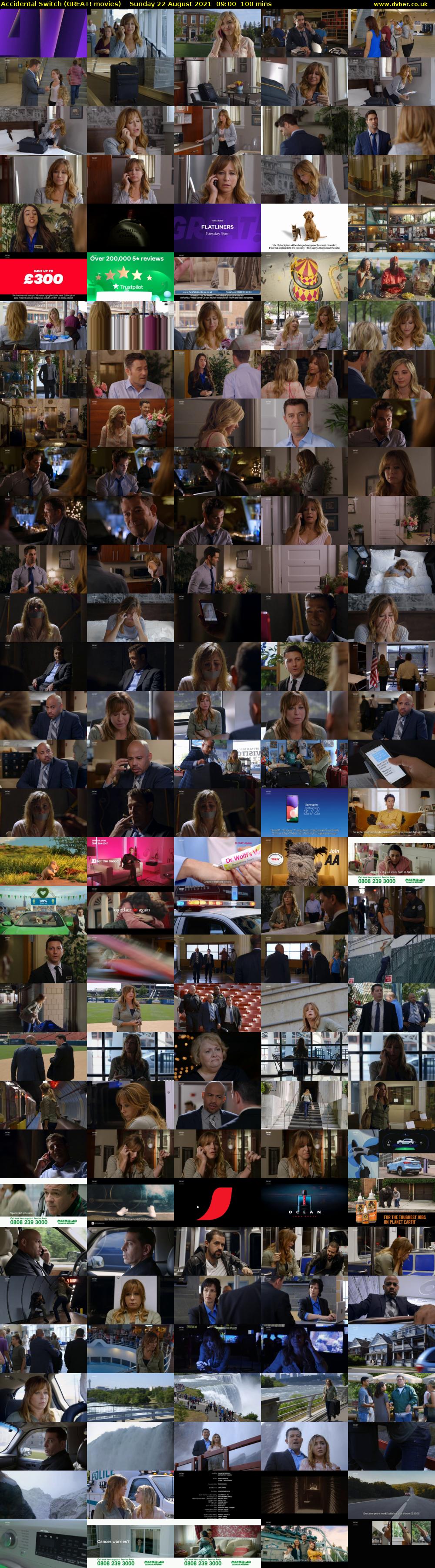 Accidental Switch (GREAT! movies) Sunday 22 August 2021 09:00 - 10:40