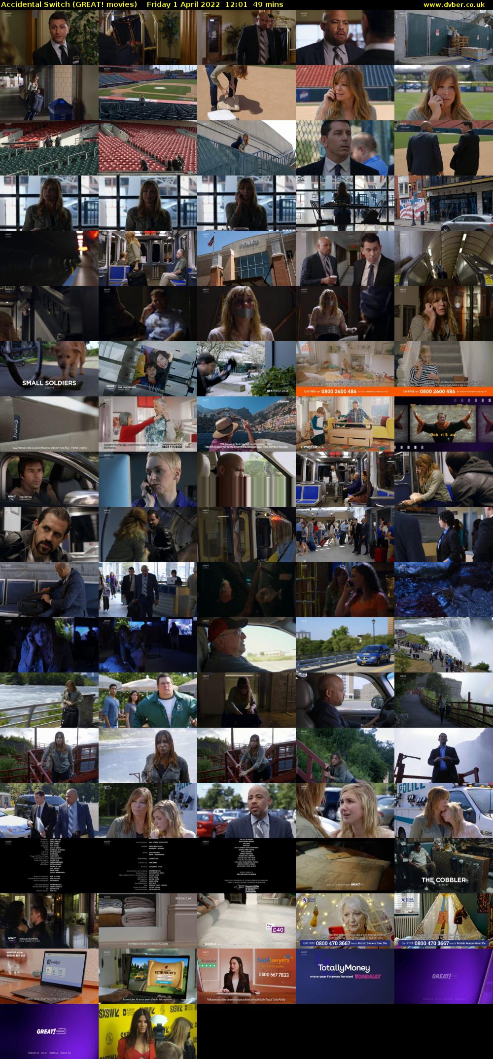 Accidental Switch (GREAT! movies) Friday 1 April 2022 12:01 - 12:50