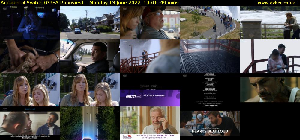 Accidental Switch (GREAT! movies) Monday 13 June 2022 14:01 - 14:50
