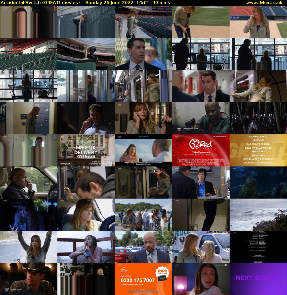 Accidental Switch (GREAT! movies) Sunday 26 June 2022 14:01 - 14:50