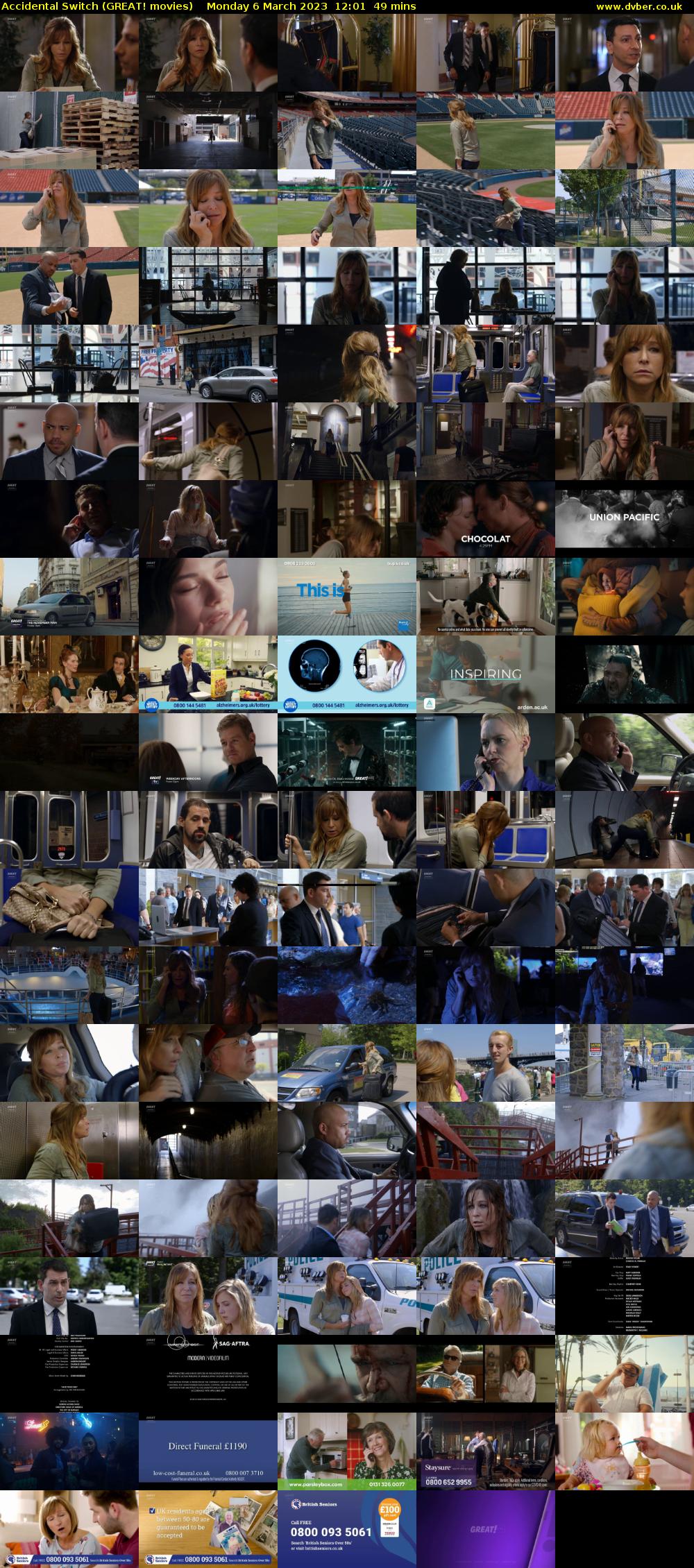 Accidental Switch (GREAT! movies) Monday 6 March 2023 12:01 - 12:50