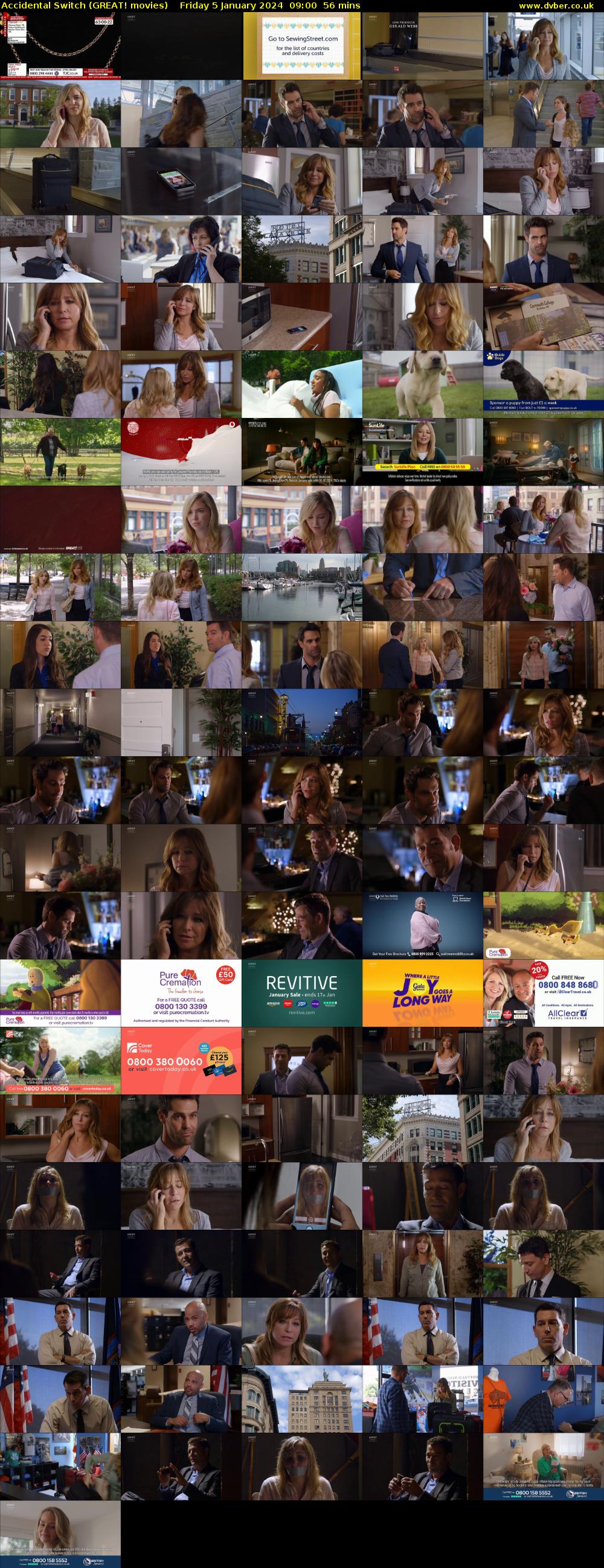 Accidental Switch (GREAT! movies) Friday 5 January 2024 09:00 - 09:56