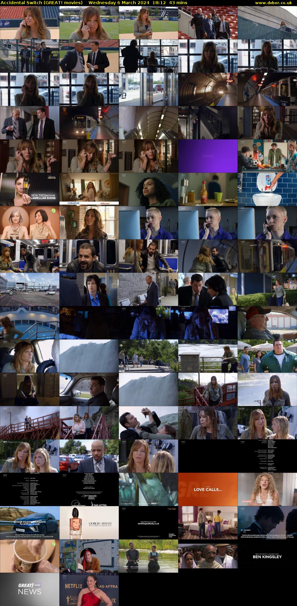 Accidental Switch (GREAT! movies) Wednesday 6 March 2024 18:12 - 18:55