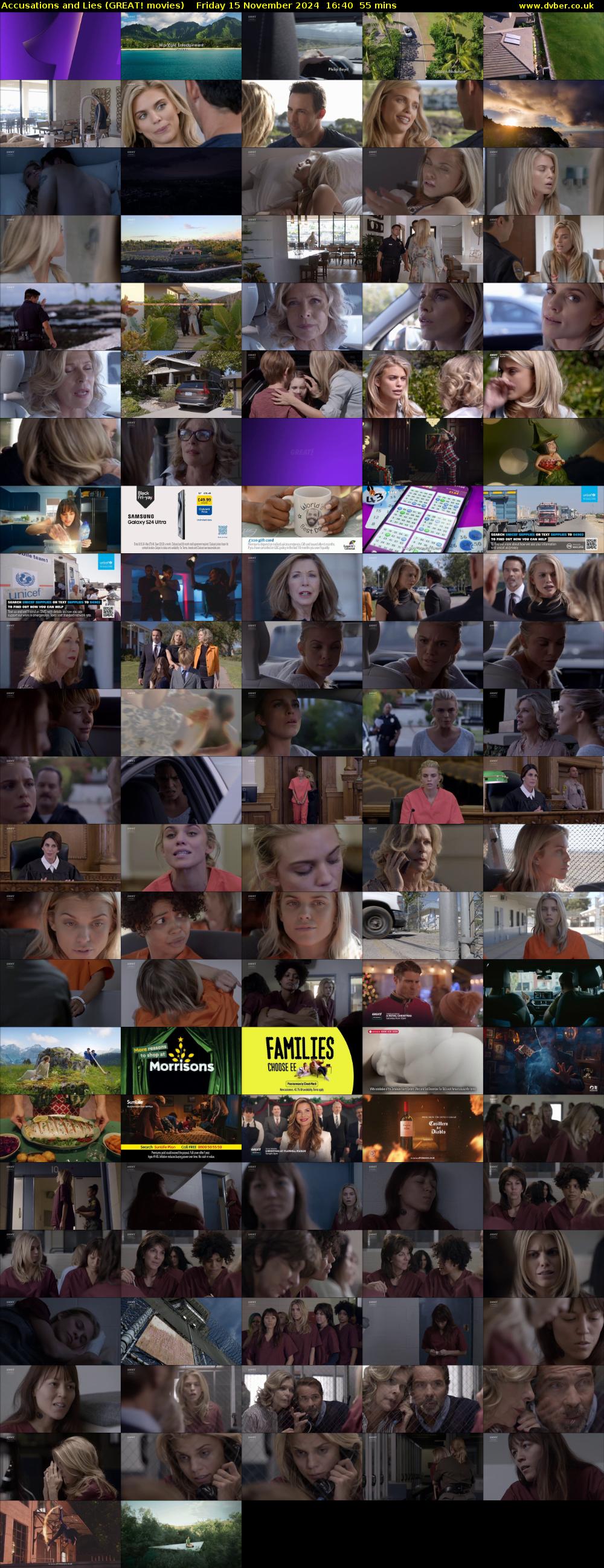 Accusations and Lies (GREAT! movies) Friday 15 November 2024 16:40 - 17:35