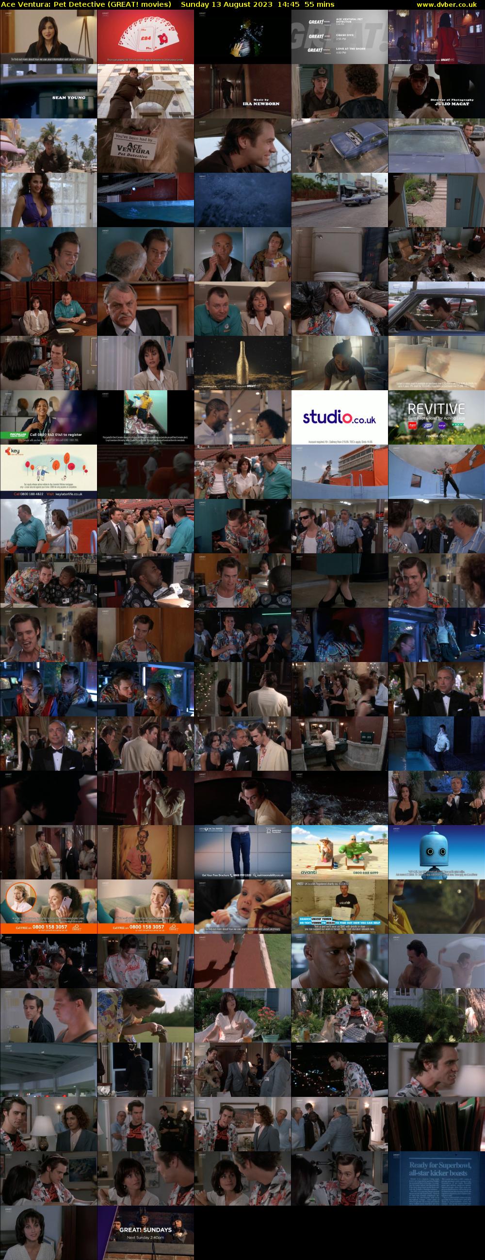 Ace Ventura: Pet Detective (GREAT! movies) Sunday 13 August 2023 14:45 - 15:40