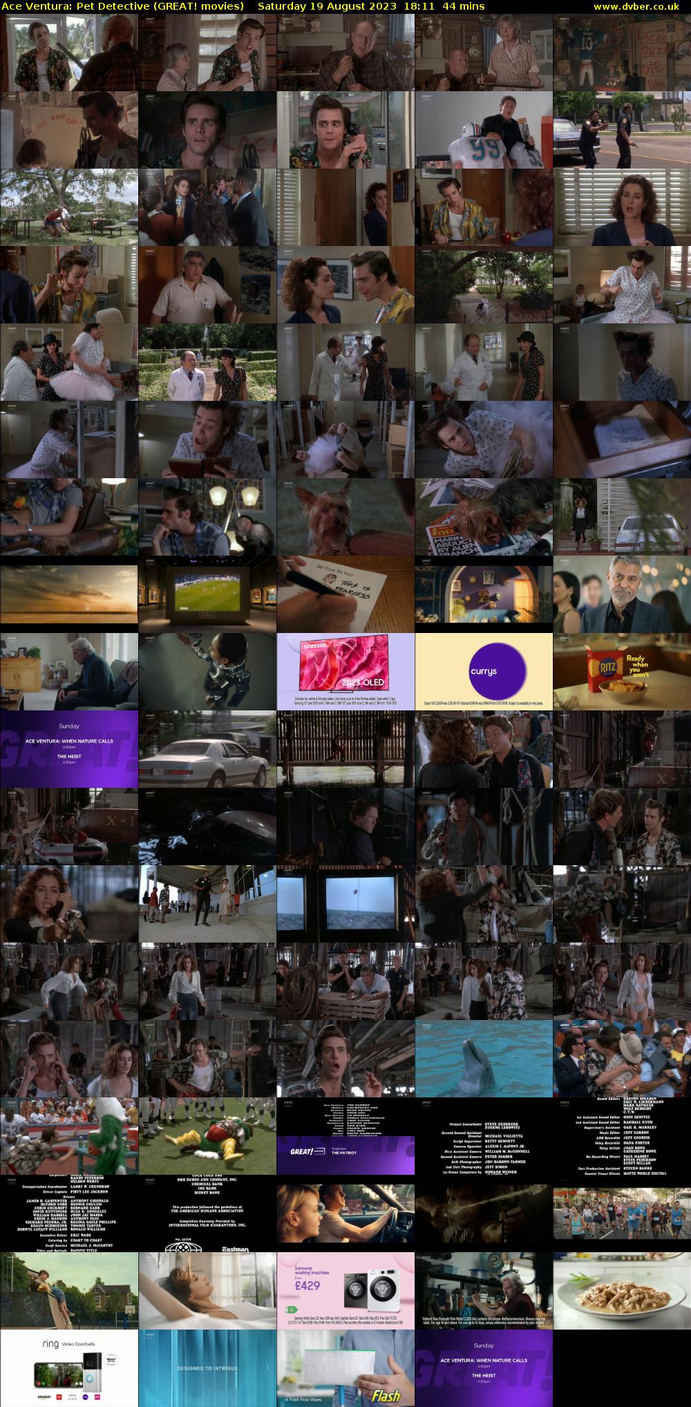 Ace Ventura: Pet Detective (GREAT! movies) Saturday 19 August 2023 18:11 - 18:55