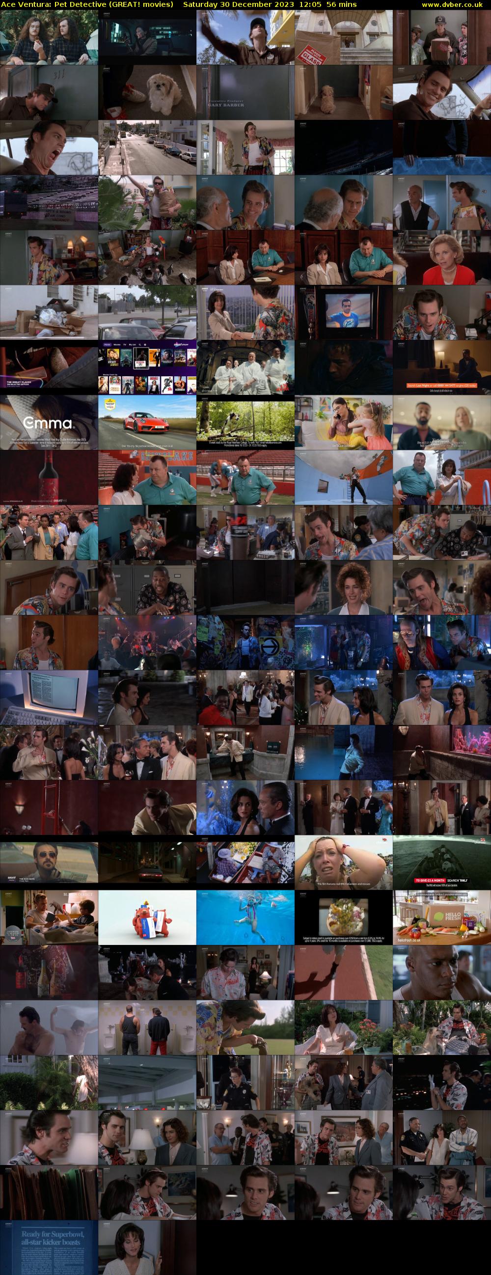 Ace Ventura: Pet Detective (GREAT! movies) Saturday 30 December 2023 12:05 - 13:01