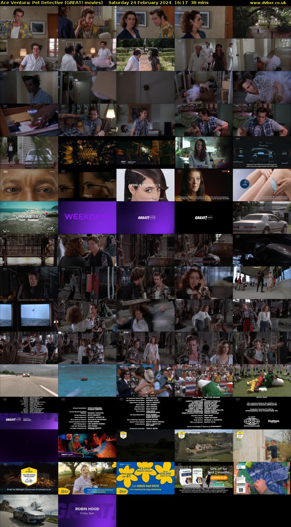Ace Ventura: Pet Detective (GREAT! movies) Saturday 24 February 2024 16:17 - 16:55