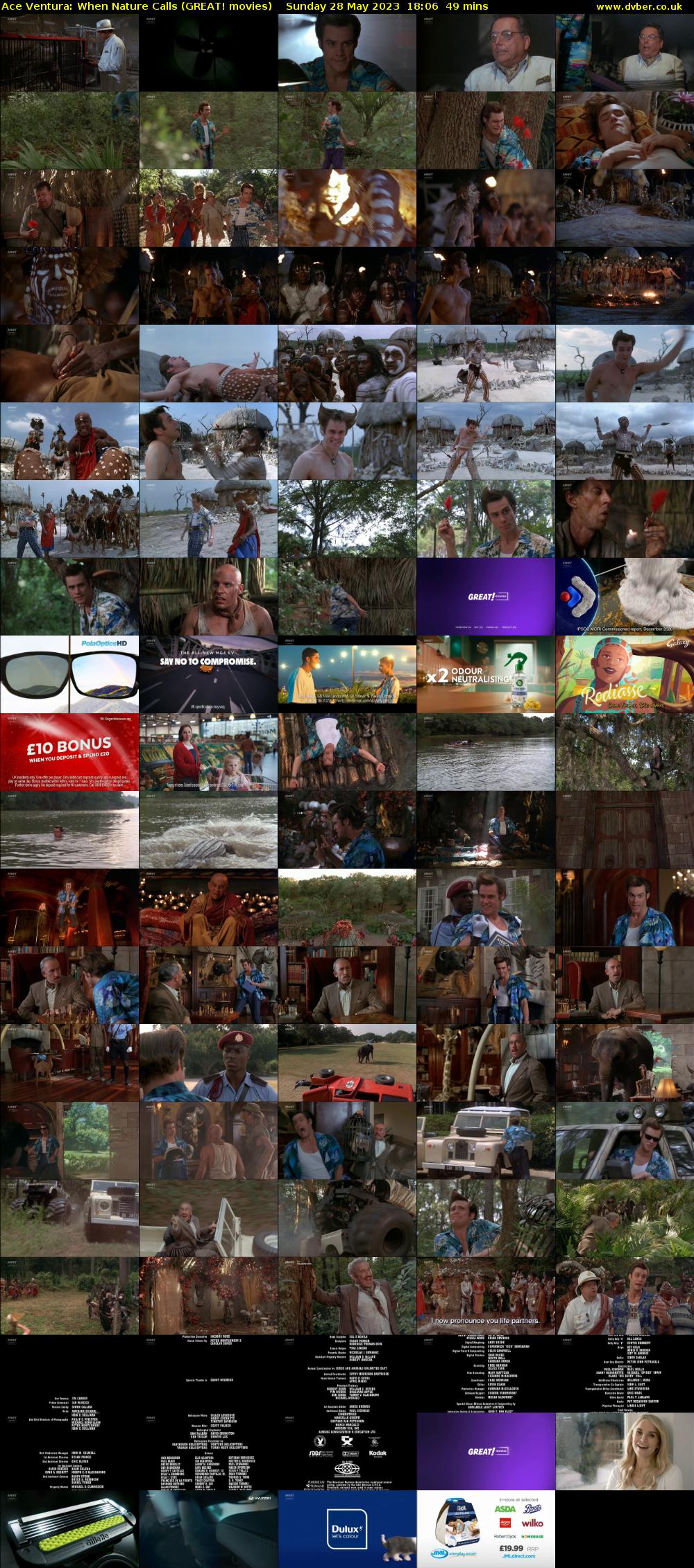 Ace Ventura: When Nature Calls (GREAT! movies) Sunday 28 May 2023 18:06 - 18:55