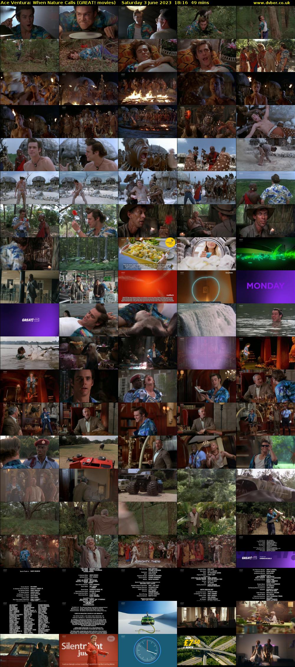 Ace Ventura: When Nature Calls (GREAT! movies) Saturday 3 June 2023 18:16 - 19:05