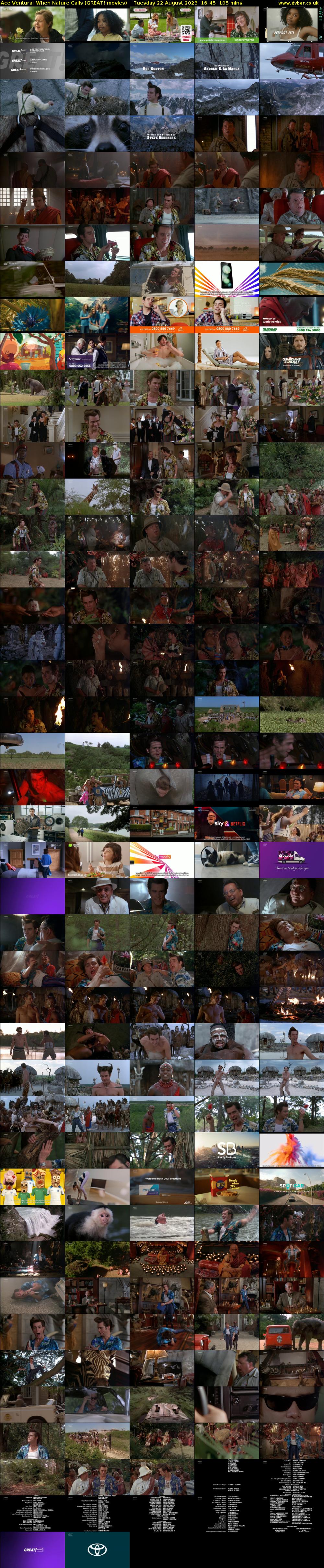 Ace Ventura: When Nature Calls (GREAT! movies) Tuesday 22 August 2023 16:45 - 18:30