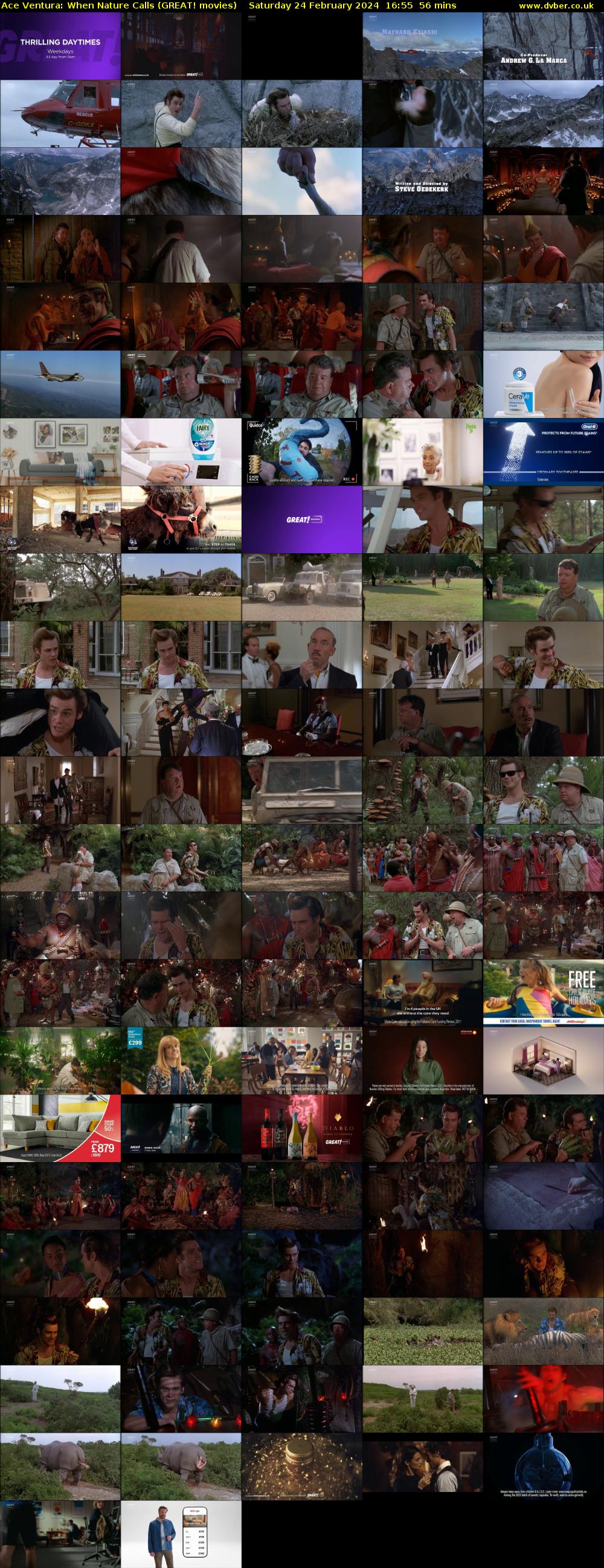 Ace Ventura: When Nature Calls (GREAT! movies) Saturday 24 February 2024 16:55 - 17:51