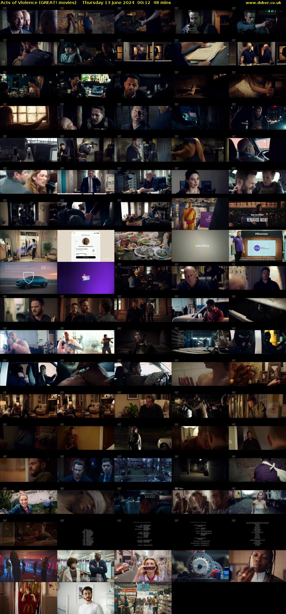 Acts of Violence (GREAT! movies) Thursday 13 June 2024 00:12 - 01:00