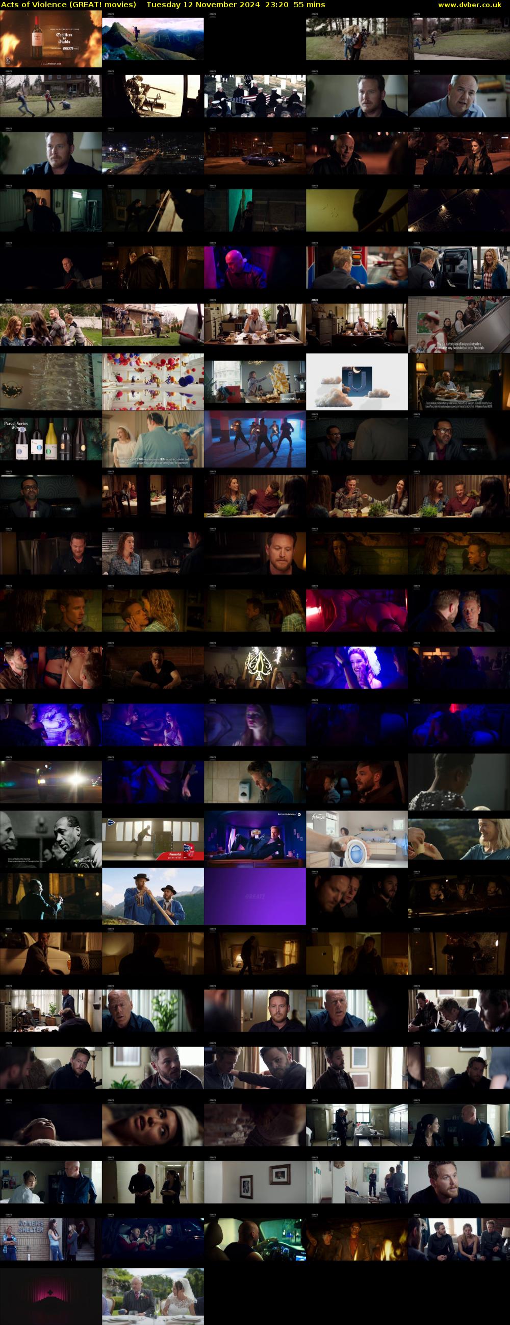 Acts of Violence (GREAT! movies) Tuesday 12 November 2024 23:20 - 00:15