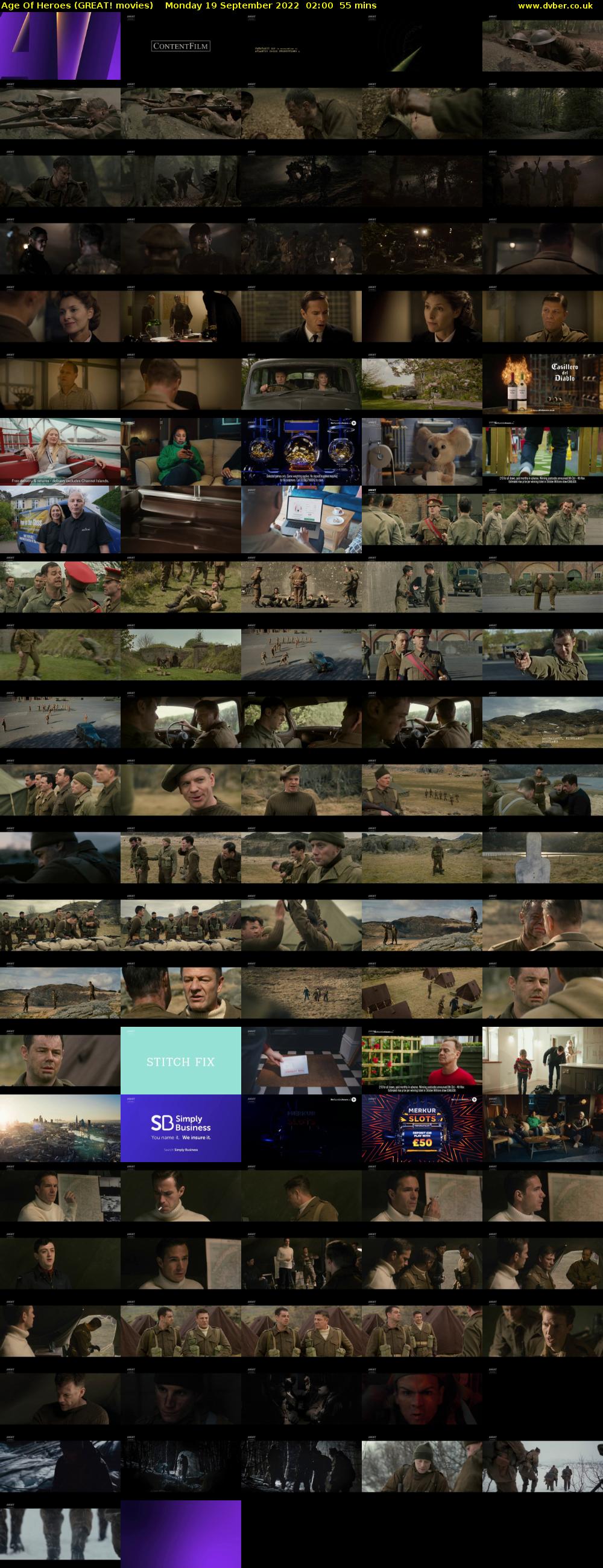 Age Of Heroes (GREAT! movies) Monday 19 September 2022 02:00 - 02:55