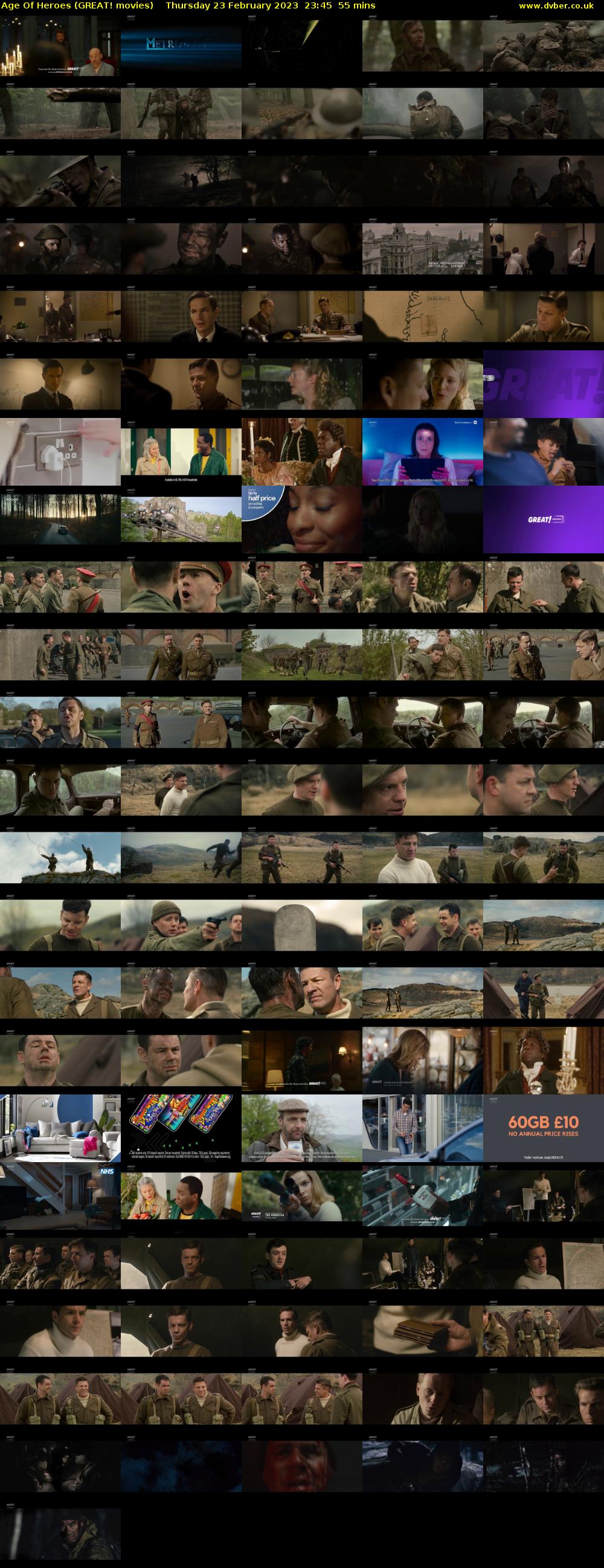 Age Of Heroes (GREAT! movies) Thursday 23 February 2023 23:45 - 00:40