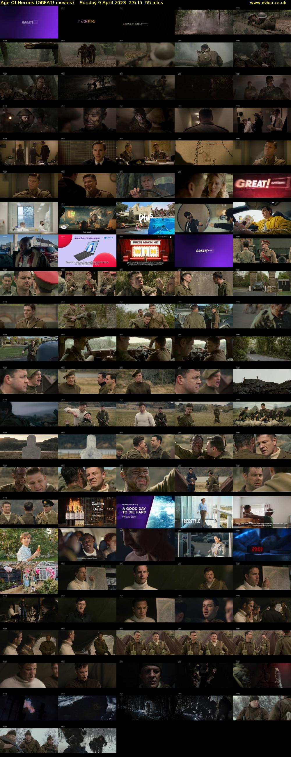 Age Of Heroes (GREAT! movies) Sunday 9 April 2023 23:45 - 00:40