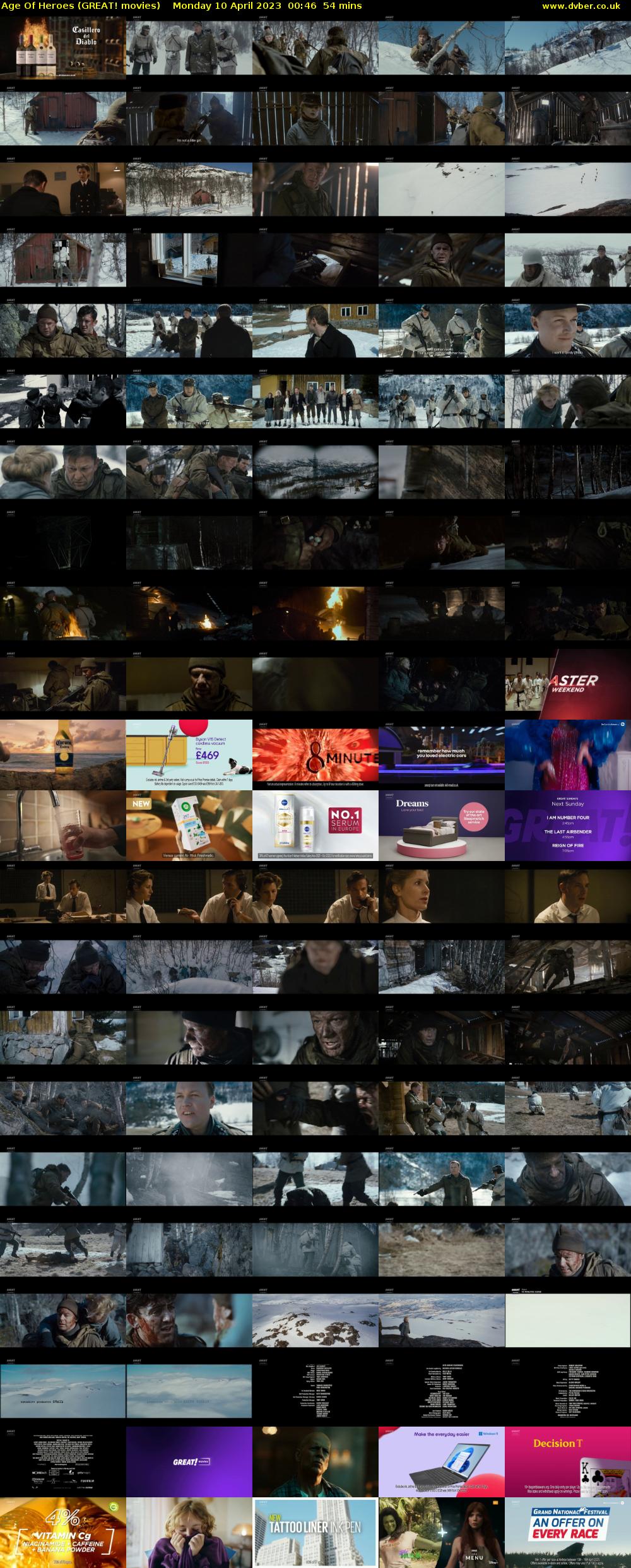 Age Of Heroes (GREAT! movies) Monday 10 April 2023 00:46 - 01:40