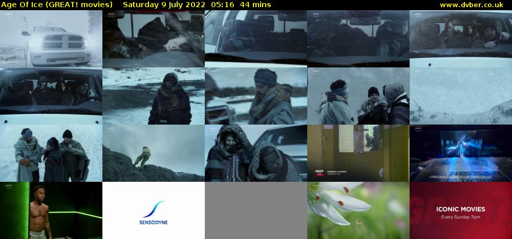 Age Of Ice (GREAT! movies) Saturday 9 July 2022 05:16 - 06:00
