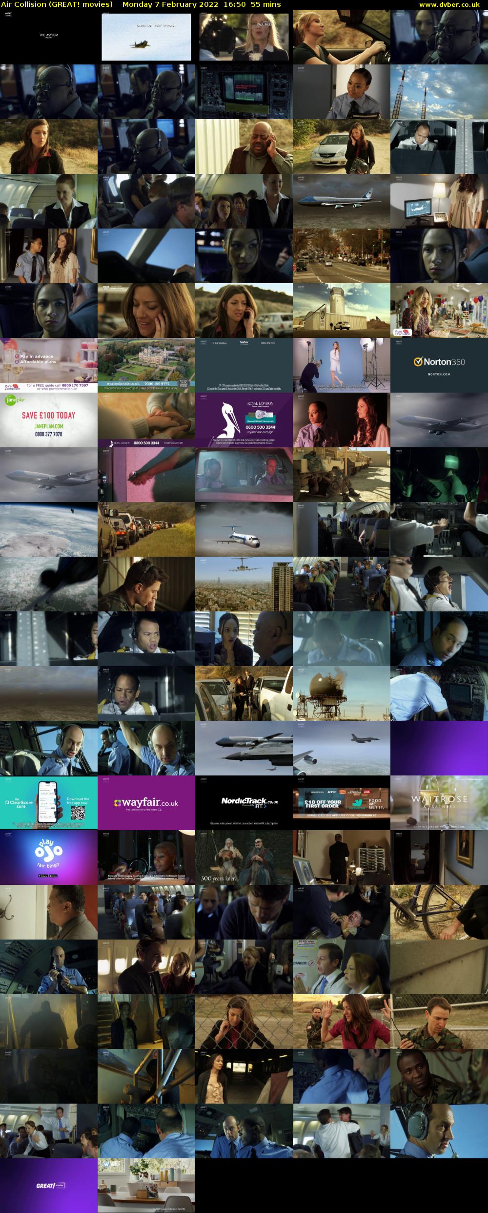 Air Collision (GREAT! movies) Monday 7 February 2022 16:50 - 17:45