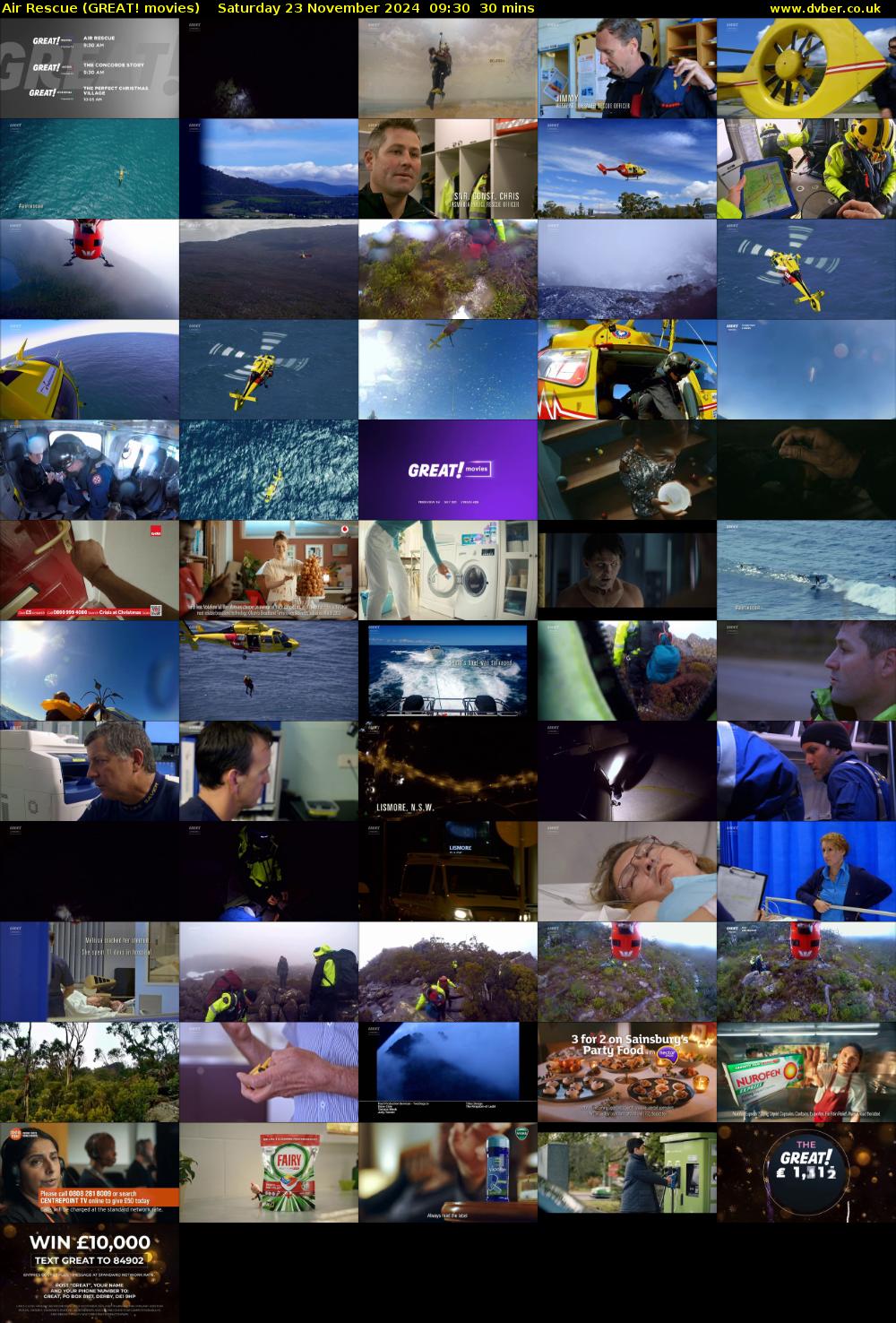 Air Rescue (GREAT! movies) Saturday 23 November 2024 09:30 - 10:00